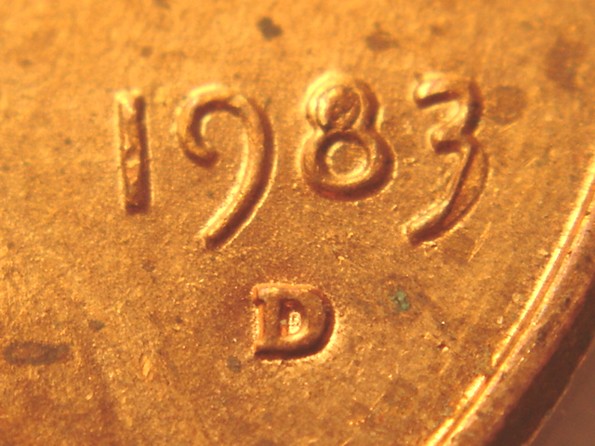 1983-D-Lincoln-Memorial-Cent----Nice-Die-Chip-&-Possible-RPM?